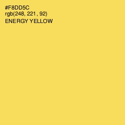 #F8DD5C - Energy Yellow Color Image